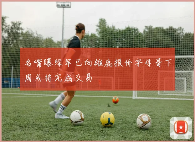 名嘴曝绿军已向雄鹿报价字母哥下周或将完成交易